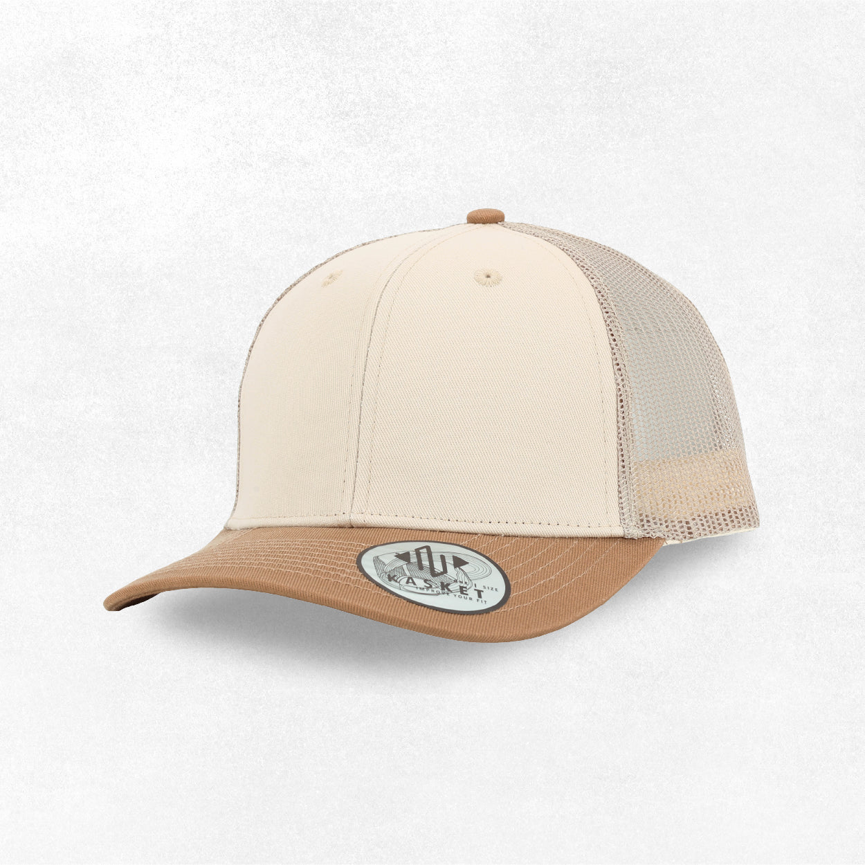 GORRA TRUCKER K-601 BEIGE / OCRE / TAN