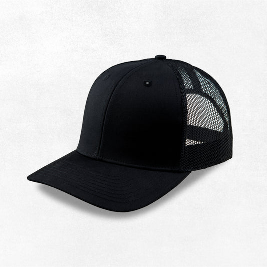 GORRA TRUCKER K-201 NEGRO 100%