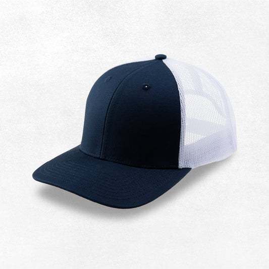 GORRA TRUCKER K-301 BLANCO / DENIMBLUE