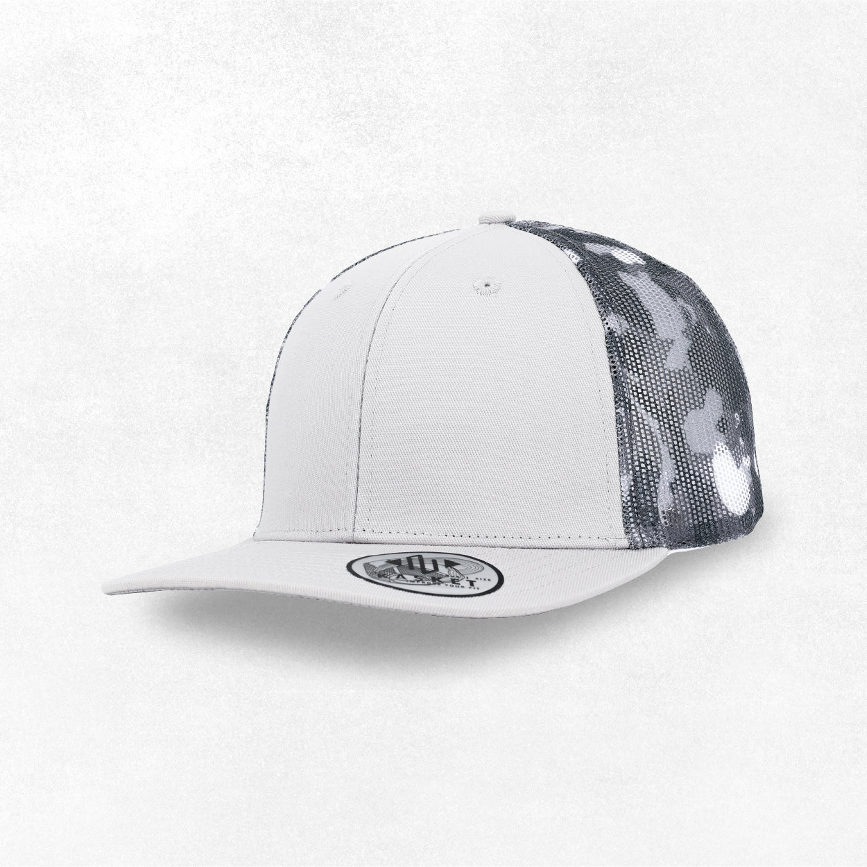 GORRA TRUCKER K-501 GRIS / CAMUFLAJE